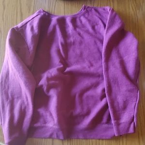 Burgundy sweatshirt